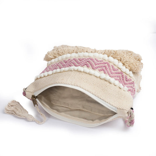 Cotton Bohemian Bag, Sling Bag for Girls and Women Handmade Cotton Purse - HB10065