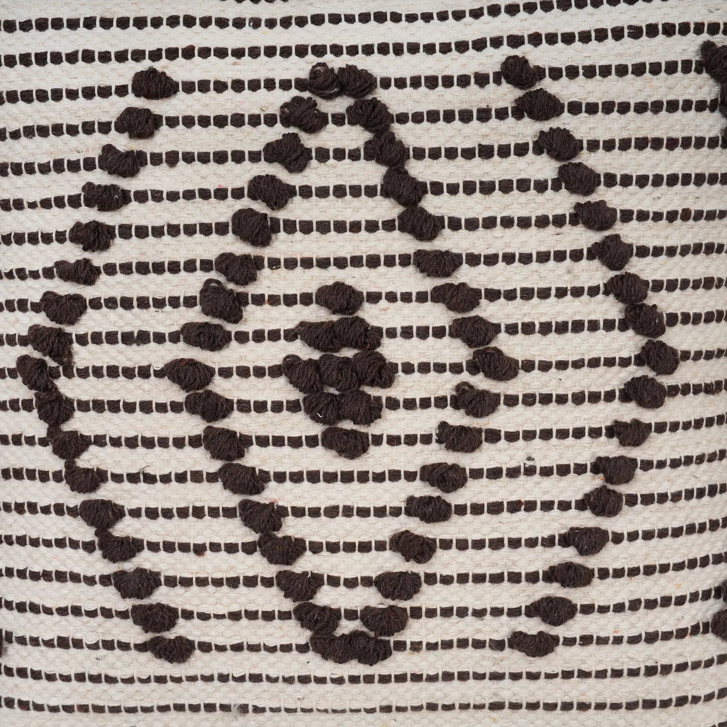 Luxury Handloom Cotton Cushion Cover - 16x16 Inch | Artisan-Woven Decorative Pillow Cover- CC12