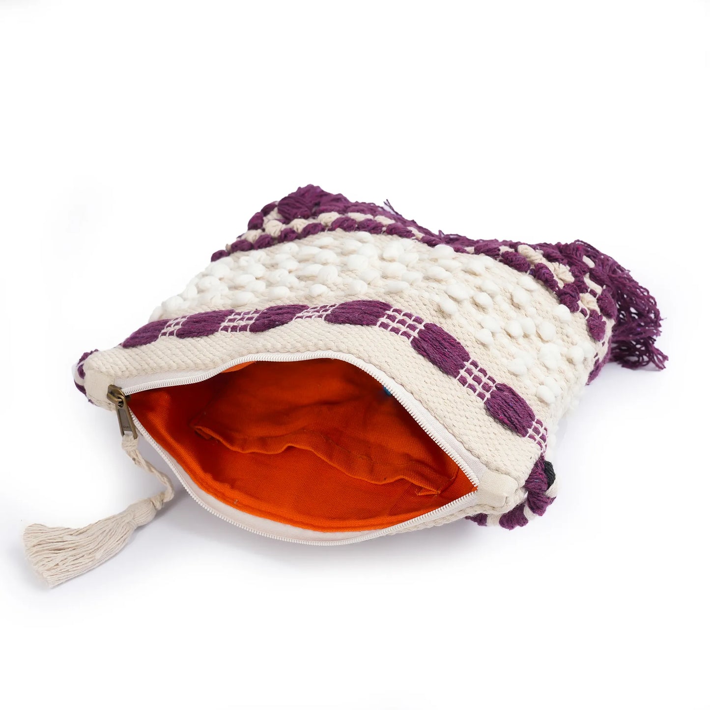 Cotton Bohemian Bag, Sling Bag for Girls and Women Handmade Cotton Purse- HB10056