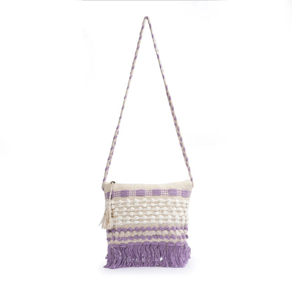 Cotton Bohemian Bag, Sling Bag for Girls and Women Handmade Cotton Purse - HB10059