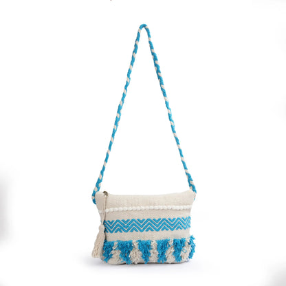 Cotton Bohemian Bag, Sling Bag for Girls and Women Handmade Cotton Purse-HB10070