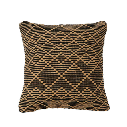 Luxury Handloom Cotton Cushion Cover - 16x16 Inch | Artisan-Woven Decorative Pillow Cover- CC15