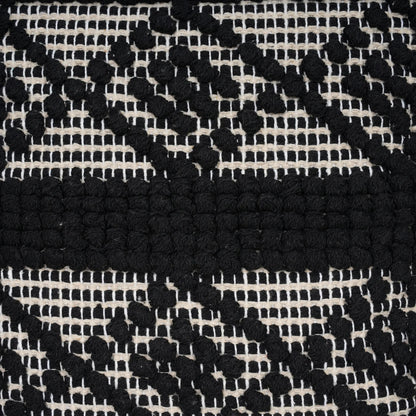 Luxury Handloom Cotton Cushion Cover - 16x16 Inch | Artisan-Woven Decorative Pillow Cover- CC07