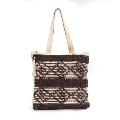 Luxury Premium Handcrafted Big Cotton Tote Bag : Spacious & Durable - TT05