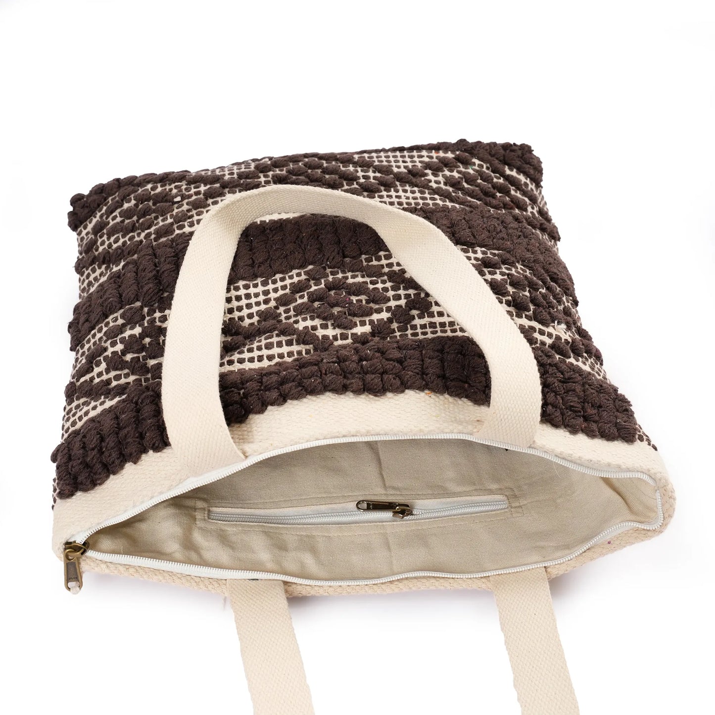 Luxury Premium Handcrafted Big Cotton Tote Bag : Spacious & Durable - TT05