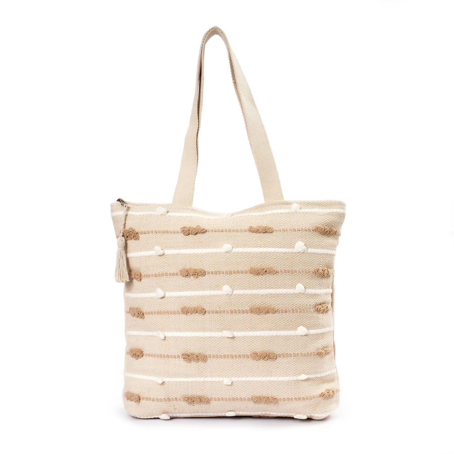 Luxury Premium Handcrafted Big Cotton Tote Bag : Spacious & Durable - TT06