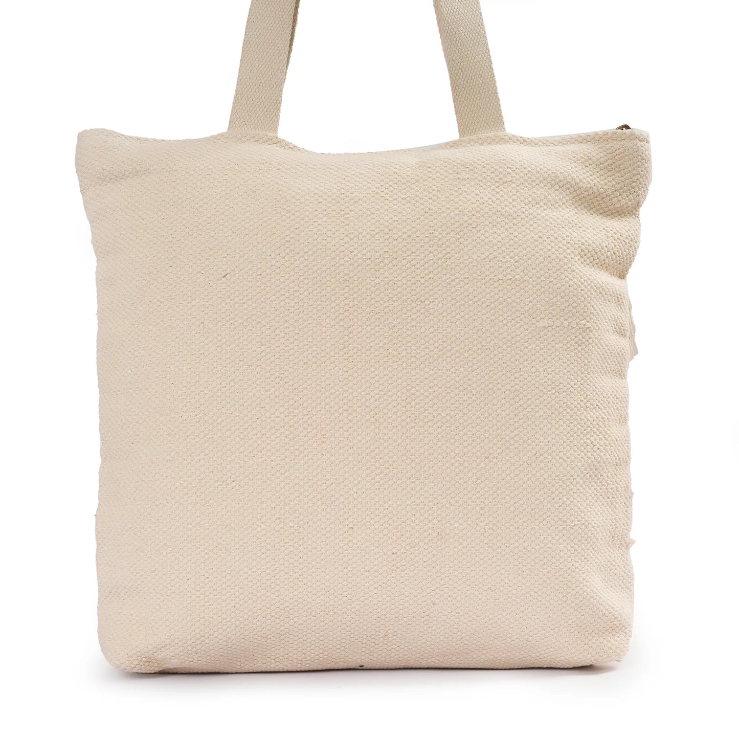 Luxury Premium Handcrafted Big Cotton Tote Bag : Spacious & Durable - TT09