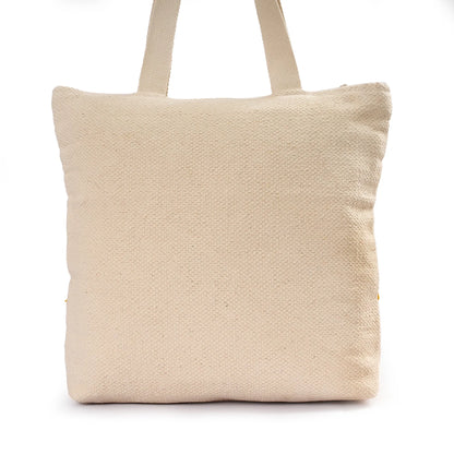 Luxury Premium Handcrafted Big Cotton Tote Bag : Spacious & Durable - TT10