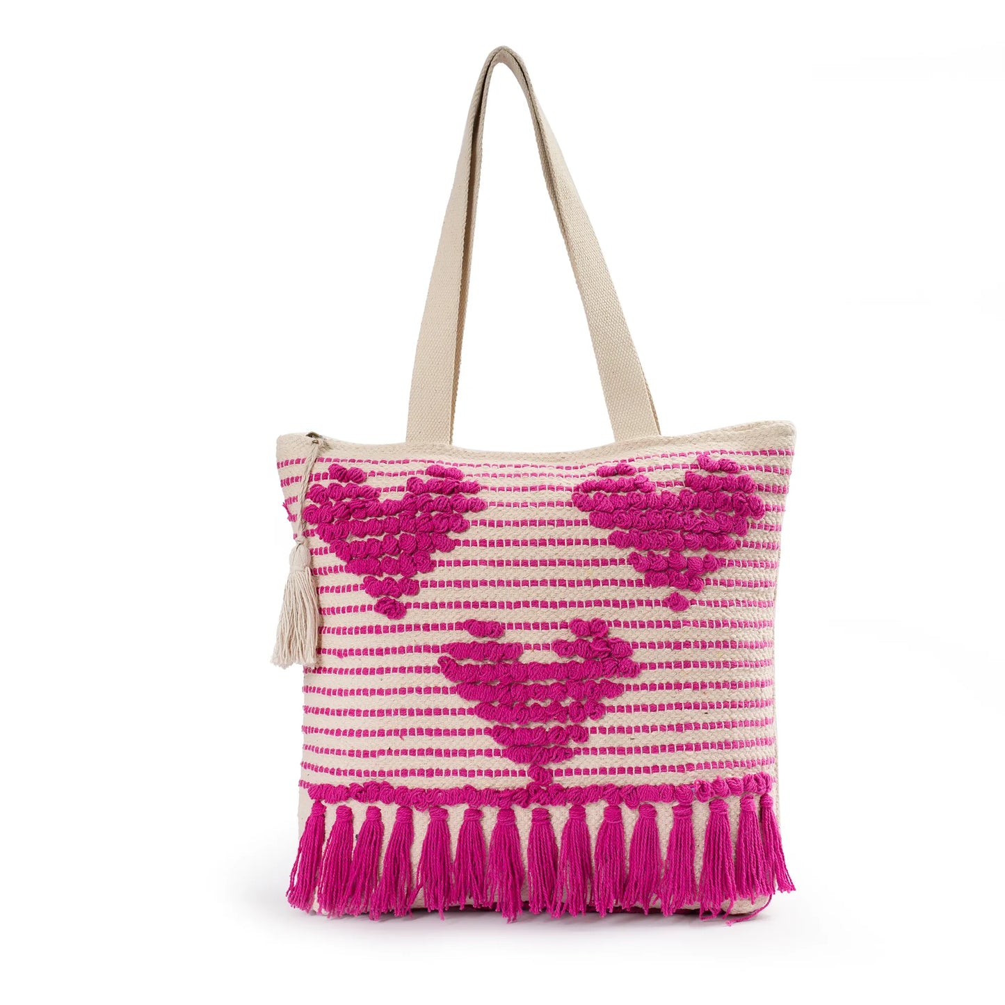 Luxury Premium Handcrafted Big Cotton Tote Bag : Spacious & Durable - TT12