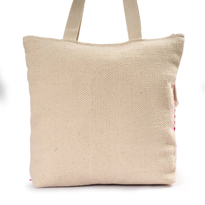 Luxury Premium Handcrafted Big Cotton Tote Bag : Spacious & Durable - TT12