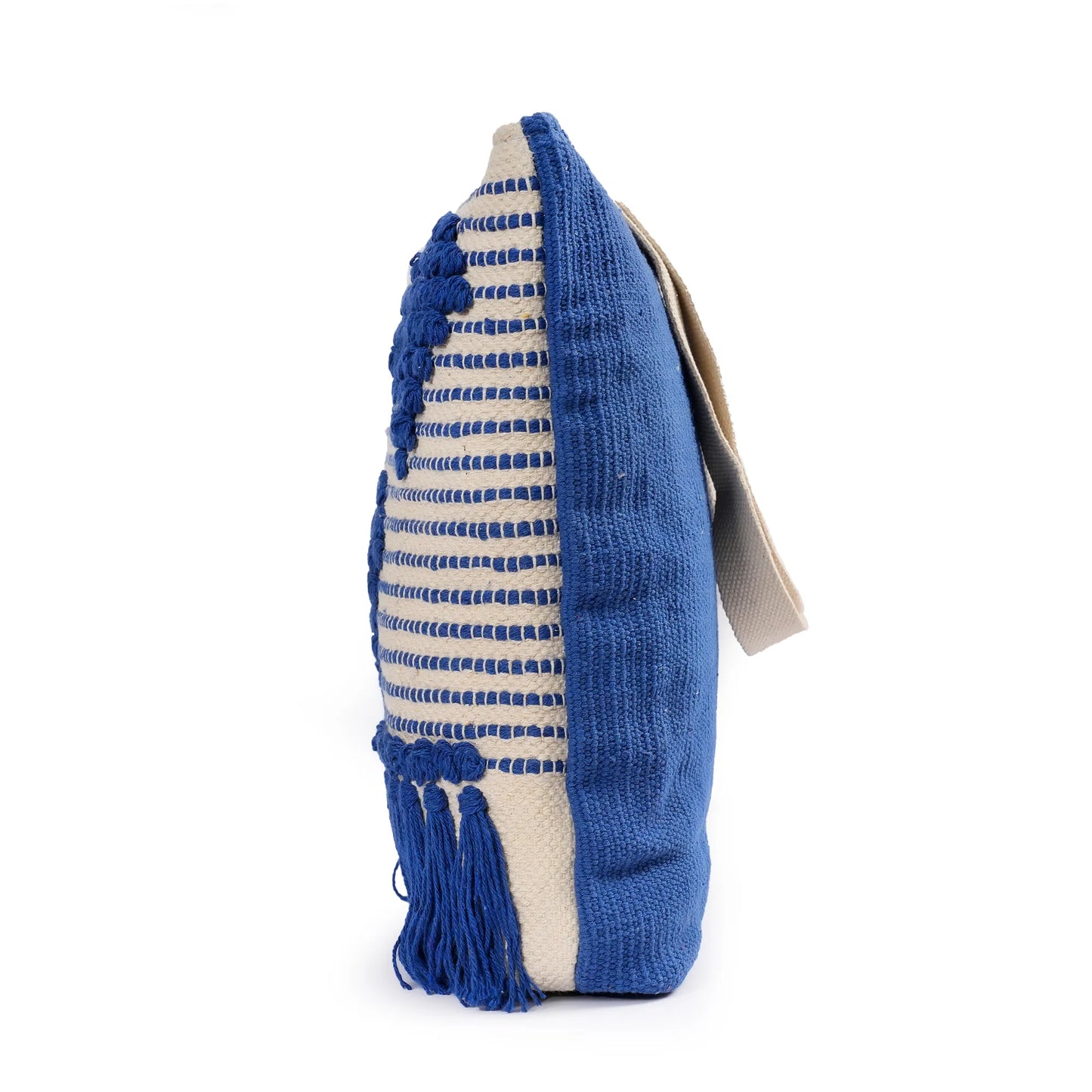 Handmade Premium Handcrafted Big Cotton Tote Bag : Spacious & Durable - TT01