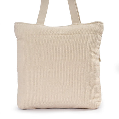 Handmade Premium Handcrafted Big Cotton Tote Bag : Spacious & Durable - TT04