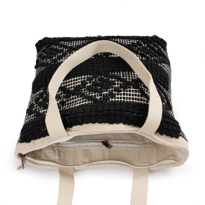Handmade Premium Handcrafted Big Cotton Tote Bag : Spacious & Durable - TT04
